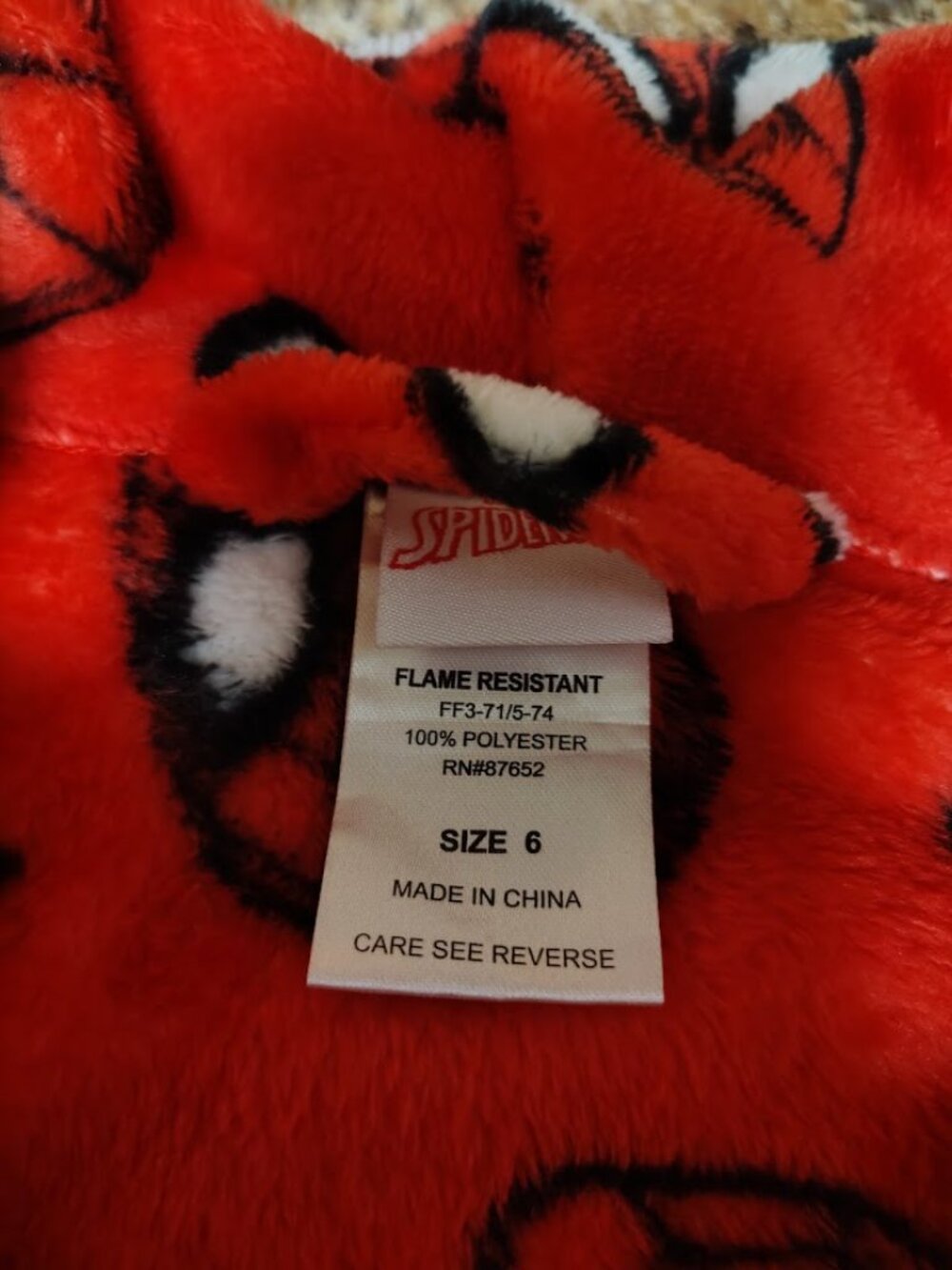Spiderman Robe - Picture 2 of 2